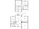 Combined first and second floor plans, showcasing the entire layout of the home at 2429 Brookgreen Nw Commons, Kennesaw, GA 30144