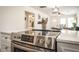 Modern kitchen with stainless steel appliances and an open floor plan great for entertaining guests at 299 Fletcher Sw St, Atlanta, GA 30315