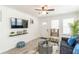 Cozy living room features a TV, stylish seating, and great natural light at 299 Fletcher Sw St, Atlanta, GA 30315