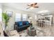 Inviting living room open to the kitchen and dining area, perfect for entertaining at 299 Fletcher Sw St, Atlanta, GA 30315