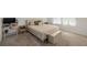 Comfortable bedroom with neutral colors, a bed, a TV, and carpeted flooring at 198 Colbury St, Villa Rica, GA 30180