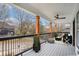 Charming covered porch with stylish outdoor seating, perfect for relaxation at 490 Third Ave, Scottdale, GA 30079