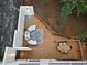 Aerial view of a modern home highlighting the expansive deck areas with dining and seating at 1153 Dawn View Ne Ln, Atlanta, GA 30327