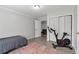Well-equipped home gym with modern exercise equipment and an open layout at 1539 School House Run, Dacula, GA 30019
