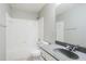 Bathroom with a tub/shower combo and single sink at 3604 Cameron Hills Pl, Ellenwood, GA 30294