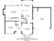 First floor floor plan features kitchen, dining room, living room, Gathering room and a garage at 3604 Cameron Hills Pl, Ellenwood, GA 30294
