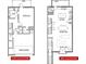 Detailed floor plan showcasing the lower and main levels, including a double garage and kitchen at 345 Sugarview Rd, Sugar Hill, GA 30518