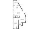 Detailed first floor plan showcasing the layout, including living room, kitchen, and bedroom dimensions at 1164 Red Oak Cv, Tucker, GA 30084