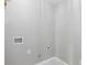 A utility room with hookups for a washer and dryer, ready for laundry appliances at 1164 Red Oak Cv, Tucker, GA 30084