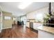Bright kitchen with granite countertops, white cabinetry, and stainless steel appliances at 2251 Rushmore Dr, Marietta, GA 30062