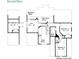Second floor plan showcasing a loft, three bedrooms, and a bath with an overlook to the great room below at 2557 Casablanca Dr, Conyers, GA 30012