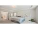 Main bedroom with trey ceilings, large windows, and an ensuite bathroom with soaking tub at 3688 Eagles Beek Cir, Lithonia, GA 30038