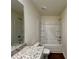 Bathroom featuring a single vanity and a shower-tub combo at 1909 Victoria Way # 116, Conyers, GA 30013