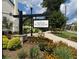 Established community with a beautiful manicured entrance and landscaping at 410 Anglin Walk, Alpharetta, GA 30009