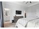 Bright main bedroom with ensuite bathroom and plenty of storage space at 1190 Buice Lake Pkwy, Acworth, GA 30102