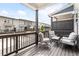 Cozy covered porch with comfortable seating and views of the surrounding neighborhood at 1190 Buice Lake Pkwy, Acworth, GA 30102