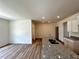 Modern kitchen with granite countertops, an island with sink, and sleek cabinets, perfect for any home chef at 1911 Victoria Way # 117, Conyers, GA 30013