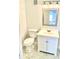 Well-maintained bathroom with a modern vanity, sink, and neutral wall colors at 4701 Flat Shoals Rd # 68D, Union City, GA 30291