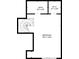 Floor plan showcasing bedroom, bath, and WIC layouts with detailed dimensions at 4701 Flat Shoals Rd # 25F, Union City, GA 30291