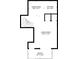 Floor plan featuring dining area, kitchen, living room, and porch layouts with dimensions at 4701 Flat Shoals Rd # 25F, Union City, GA 30291