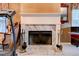 A marble fireplace adds a focal point to the room, alongside decorative accents and classic charm at 1137 Eagles Nest Cir, Carrollton, GA 30116
