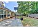 Spacious backyard with a basketball hoop and plenty of space to play and enjoy at 3625 Ennfield Lane Ln, Duluth, GA 30096