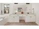 Bright bathroom with double vanity sink, large mirror, soaking tub and natural light at 179 Hunters Crk, Dallas, GA 30157
