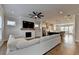 Spacious living room with an open layout connected to the kitchen and dining area at 3415 Crop Corner Rd, Suwanee, GA 30024