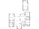 Detailed floor plan showcasing the layout of the two-story house at 8189 N Pine Cone N Dr, Villa Rica, GA 30180