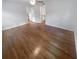 Bright, airy bedroom features hardwood floors, ceiling fan and easy access to other rooms at 4023 Oak Crest Dr, Tucker, GA 30084