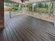 Relaxing covered porch with ceiling fan, perfect for enjoying the outdoors in comfort at 4023 Oak Crest Dr, Tucker, GA 30084