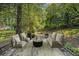 Outdoor patio with comfortable seating, surrounded by lush greenery, perfect for relaxation and entertaining at 1621 Northlake Springs Ct, Decatur, GA 30033