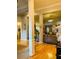 Open-concept living room with hardwood floors and a comfortable seating area at 3545 Renaissance Cir, Atlanta, GA 30349
