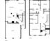 Detailed floorplan showcasing the layout of both floors, highlighting the room sizes and flow at 1795 Waterside Nw Dr, Kennesaw, GA 30152