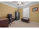 Bedroom/Office with a window, desk, office chair, and safe at 450 Ledbetter Rd, Villa Rica, GA 30180