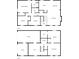 Complete floor plan featuring primary bedroom, garage, kitchen, living room, and laundry room at 450 Ledbetter Rd, Villa Rica, GA 30180