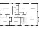 Upstairs floor plan featuring kitchen, living, dining area, primary bedroom, and two bathrooms at 450 Ledbetter Rd, Villa Rica, GA 30180