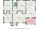 Layout featuring bedrooms, living room, kitchen, dining, screened balcony and a bathroom at 1788 Campbellton Sw Rd, Atlanta, GA 30311