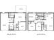 Detailed floor plan showcasing the layout of the home's lower and main levels at 2099 Redbud Sw Ct, Marietta, GA 30008