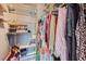 Walk-in closet featuring ample storage space with organized shelves and hanging racks at 955 Juniper Ne St # 4127, Atlanta, GA 30309