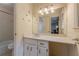 Bathroom with vanity and large mirror with access to toilet and bathtub at 1737 Fontaine Dr, Jonesboro, GA 30236