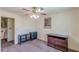 Empty bedroom with display cabinet and overhead fan at 1737 Fontaine Dr, Jonesboro, GA 30236