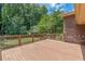 Spacious wood deck for entertaining guests or enjoying the backyard view at 1737 Fontaine Dr, Jonesboro, GA 30236