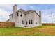 Backyard features a well manicured yard, with a wooden fence and light colored exterior at 70 Trinity Lane, Covington, GA 30016