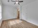Spacious bedroom featuring a ceiling fan, and access to an ensuite bathroom at 1834 Stroud Road, Mcdonough, GA 30252