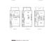 EMALINE floor plan of a 2,193 sq. ft. townhome featuring three levels, a two-car garage and a roof below at 2197 Wexford Dr # 39, Atlanta, GA 30319