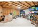 Unfinished basement is perfect for storage or a blank canvas to create your dream living space at 6415 Yellow Birch St, Cumming, GA 30040