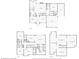 Floorplan of the first floor, second floor and basement for 6415 Yellow Birch St, Cumming, GA 30040 at 6415 Yellow Birch St, Cumming, GA 30040