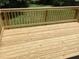 Spacious wooden back deck, perfect for outdoor entertaining and relaxing in the sun at 493 Kyles Cir, Hiram, GA 30141