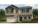 Charming two-story home with brick accents, complemented by manicured landscaping and a welcoming entrance at 112 Crooked Lake Park, Villa Rica, GA 30180